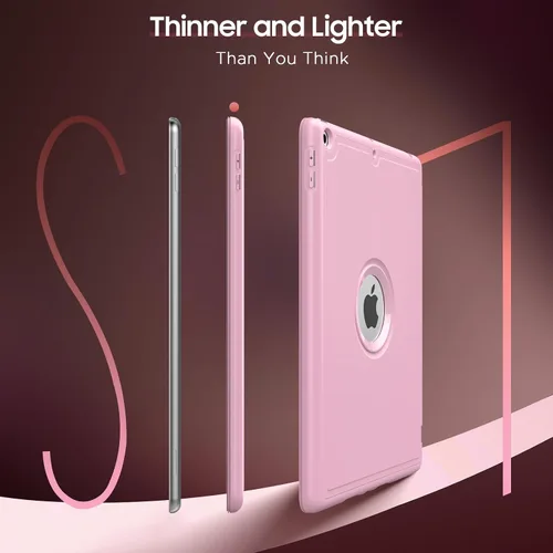 Miniatura 7 de Funda MoKo para iPad de 9ª Generación 2021 / iPad de 8ª Generación 2020 / iPad de 7ª Generación 2019 con Soporte para Lápiz, Funda para iPad 10.2