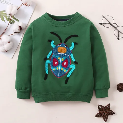 Miniatura 2 de Bumeex Sudadera de manga larga con cuello redondo de algodón para bebé niño pequeño 1-7T