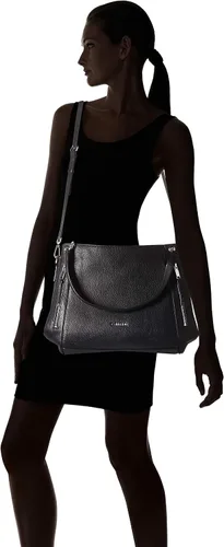 Miniatura 6 de Calvin Klein Melanie Pebble cuero Slouchy Zip Face Hobo