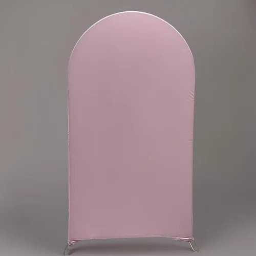 Miniatura 10 de Telón de fondo de arco beige champán, fundas de pared arqueadas de fondo elástico para fotografía de animales, decoración de fiesta de animales