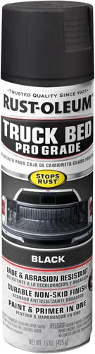 Miniatura 10 de Rust-Oleum 272741-6PK Recubrimiento en Aerosol para Cama de Camión de Grado Profesional Automotriz, 15 oz, Negro Mate, (Paquete de 6)