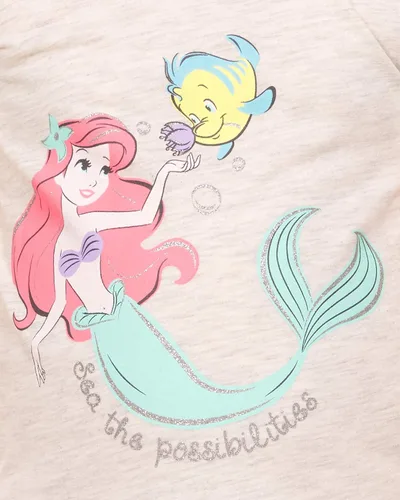 Miniatura 5 de Disney One Size Princess Ariel Tshirt 2 Pack Gift Set-Short Sleeve Girls Dresses