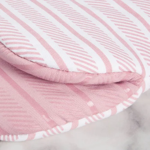 Miniatura 4 de KitchenAid Albany - Juego de 2 manoplas para horno pequeñas, color rosa seco, 5.5 x 8 pulgadas Rosa seca