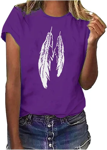 Miniatura 40 de Camiseta con estampado de animales para mujer, camiseta de libélula divertida, linda camiseta de manga corta, blusa de primavera 2023, camisas