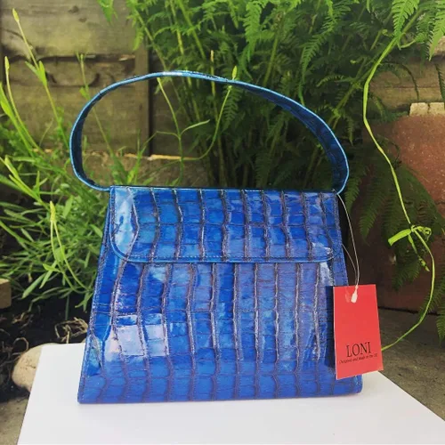 Miniatura 12 de LONI Bolso de mano para mujer Bolso de hombro y asa superior Bolso de charol para boda y baile de graduación