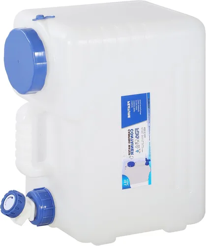 Miniatura 24 de REDCAMP Contenedor de agua portátil de 4 galones/15L con espiga, jarras de agua para camping, tanque de agua, almacenamiento portátil de agua