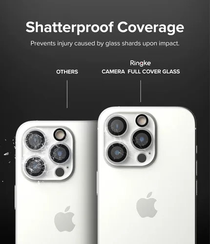 Miniatura 8 de Ringke Paquete de 3 lentes de cámara compatibles con iPhone 14 Pro Max y iPhone 14 Pro, vidrio templado