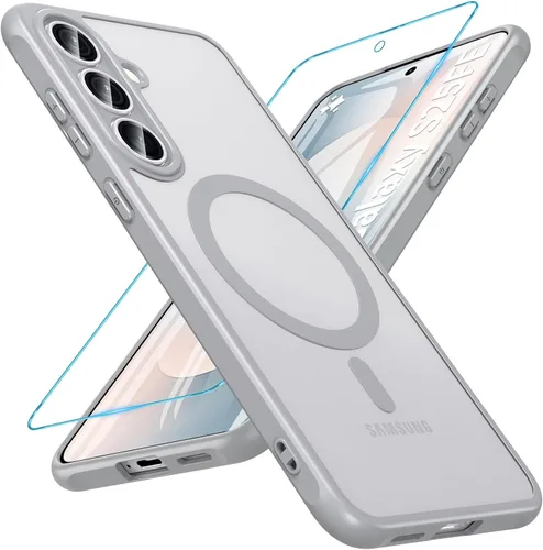 Miniatura 53 de OWKEY Funda magnética para Samsung Galaxy S23 de 6.1 pulgadas, para Magsafe con protector de pantalla, protección de grado militar, a prueba