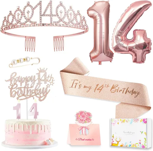 Miniatura 8 de Decoraciones de cumpleaños número 20 para mujer, banda y corona de cumpleaños, decoración de pastel y velas, globos de números, regalos de 20