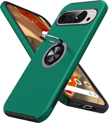 Miniatura 9 de JAME Funda para Google Pixel 7 Pro, Funda de Ajuste Delgado para Pixel 7 Pro con Soporte de Anillo Kickstand