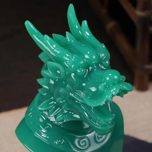 Miniatura 3 de Estatua de dragón chino - Escultura de dragón para decoración del hogar Accesorios