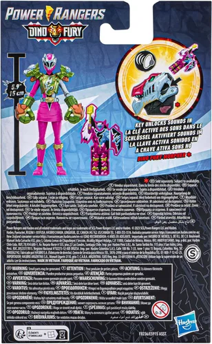 Miniatura 5 de Power Rangers Dino Fury Smash Armor Pink Ranger, figuras de acción de Power Rangers de 6 pulgadas son un gran regalo para niños y niñas a partir