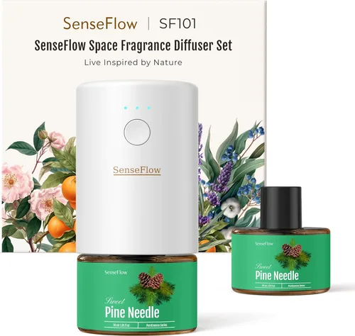 Miniatura 10 de Difusor de aceite esencial para el hogar, difusor inteligente de aromaterapia sin agua SF101S Pro, aroma de habitación enchufable con temporizador