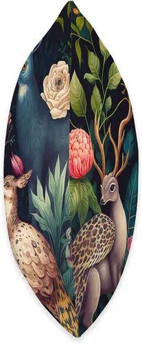 Miniatura 2 de DAG Fauna Art & Dark Academia Clothing - Almohada (16 x 16 pulgadas), multicolor