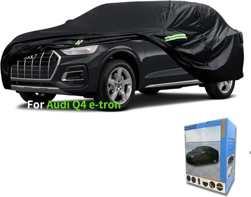 Miniatura 11 de Ajuste personalizado para funda de auto Audi, para todo tipo de clima, impermeable, para todo tipo de clima, protección UV, resistente al viento