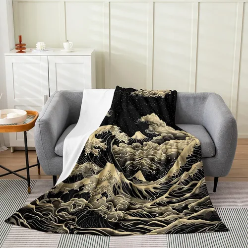 Miniatura 31 de Erosebridal Sketch Tree Flannel Blanket 40x50 Inch Vintage Farmhouse Fleece Blanket Grey Minimalist Mid Century Fuzzy Plush Throw French Country