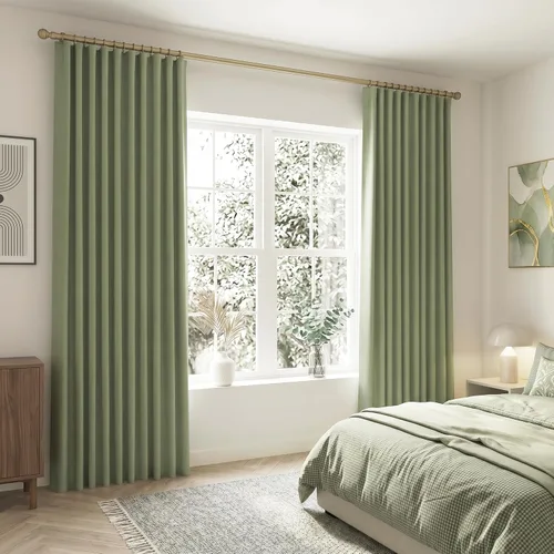 Miniatura 25 de SHINELAND Cortinas opacas cortas para ventanas de dormitorio, cortinas de baño, 45 pulgadas de largo
