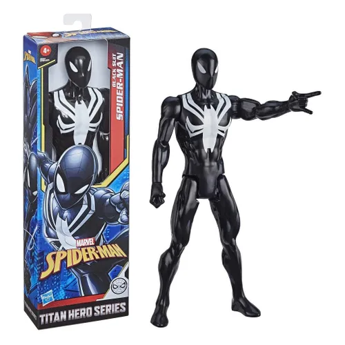Miniatura 4 de Marvel Spider-Man: Titan Hero Series Villains Black Suit - Figura de acción de superhéroe a escala de 12 pulgadas, juguete para niños a partir de 4