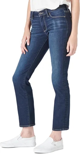 Miniatura 3 de Lucky Brand Sweet Straight de talle medio en Olancha Destructed