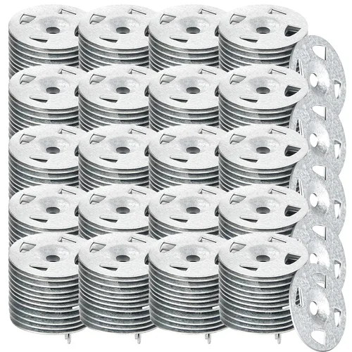 Miniatura 10 de Arandelas para la instalación de paneles de placas de espuma de 1-1/8 pulgadas de acero galvanizado para fijación y montaje (80 piezas)