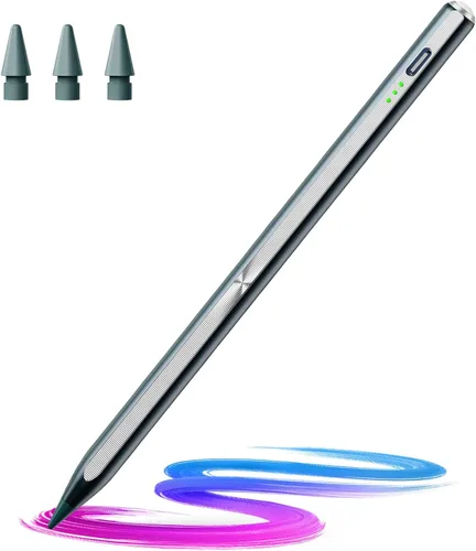 Miniatura 13 de Hastraith Lápiz capacitivo para iPad (2018-2025) - 13 minutos de carga rápida con sensibilidad de inclinación y rechazo de palma para iPad