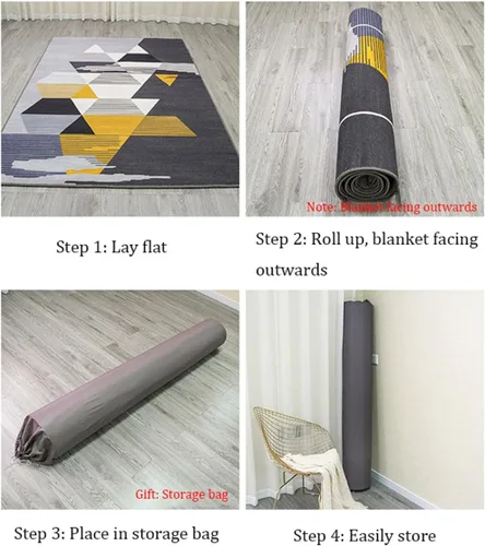 Miniatura 7 de Heated Floor Carpet Mats, Electric Heating Area Rug with Adjustable Temperature Timer,Radiant Floor Heater,Indoor Electric Space Heaters,for