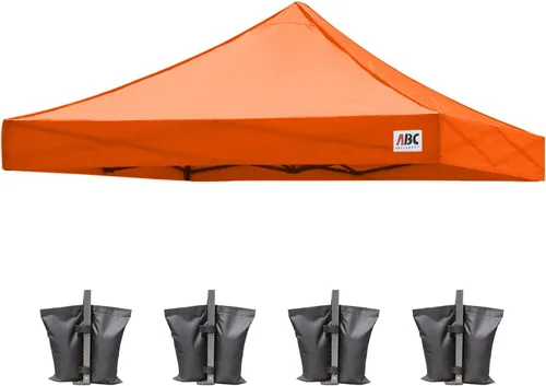 Miniatura 64 de ABCCANOPY - Toldo de repuesto para carpa desplegable (10x10 pies, beige)