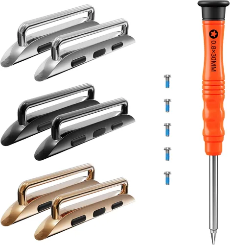 Miniatura 12 de Conectores de Correa Hapysen para Apple Watch, Adaptador de Correa de Reemplazo, Enlace de Reemplazo para iWatch Ultra (49mm) Serie 10 (46 42mm) 9 8