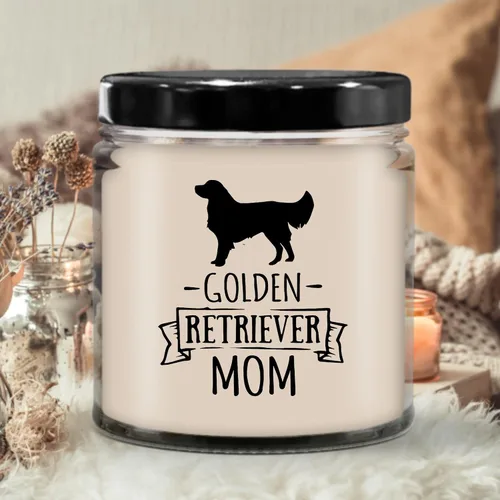 Miniatura 2 de Velas Golden Retriever para mamá, regalos para mujer, regalos para ella, esposa, novia, regalos de cumpleaños para mujeres, mamá, mejor amiga, Vela