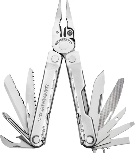 Miniatura 9 de LEATHERMAN, Multiherramienta Rebar con cortadores de alambre reemplazables de primera calidad y sierra, arándano jaspeado