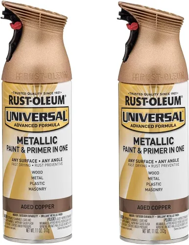 Miniatura 29 de Rust-Oleum 245197 Pintura en aerosol universal para todas las superficies, 12 onzas, negro satinado