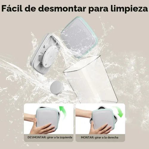 Miniatura 5 de Ankou Contenedor de almacenamiento de comida para perros con cuchara de 4.4 fl oz – Contenedor hermético de comida para perros de 4 l/4.2 cuartos