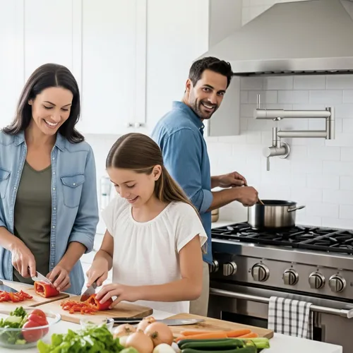 Miniatura 7 de Heyalan Pot Filler - Llenador de ollas de 19 pulgadas para montaje en pared, plegable, extensible, grifo de cocina/restaurante de acero inoxidable