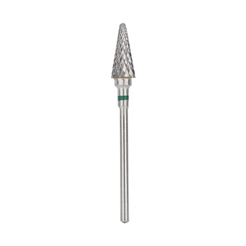 Miniatura 9 de Pongnas Broca de uñas de acero de tungsteno, brocas de manicura para manicura y pedicura eléctrica, accesorios de cabeza de molienda (verde)