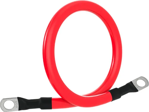 Miniatura 7 de Cable de batería 4 AWG calibre 4AWG de cobre puro con terminales de 3/8 pulgadas en ambos extremos, juego de cables para inversor de energía