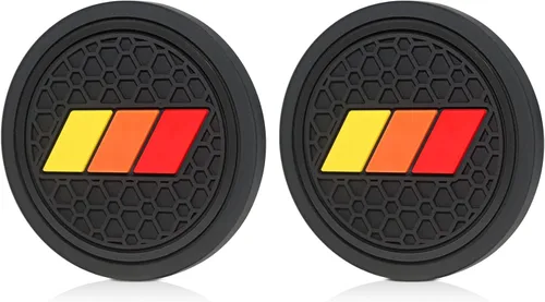 Miniatura 6 de Portavasos para accesorios Toyota, Tacoma, TRD, Tundra, Rav4, Highlander Camry, estilo retro clásico tricolor, inserto