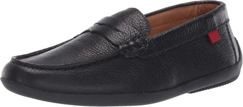 MARC JOSEPH NEW YORK Unisex-Child Leather Made in Brazil Luxury Fashion Slip on Loafer with Penny Detail