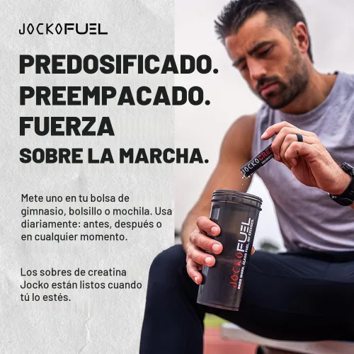Miniatura 9 de Jocko Fuel Paquetes de creatina en barra – Paquetes de viaje de monohidrato de creatina en polvo para hombres y mujeres, suplemento para rendimiento