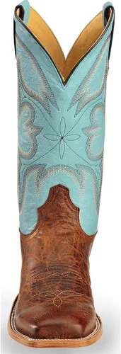 Miniatura 4 de Tony Lama Mens Sealy Square Toe Casual Botas Mid Calf - Azul, Marrón