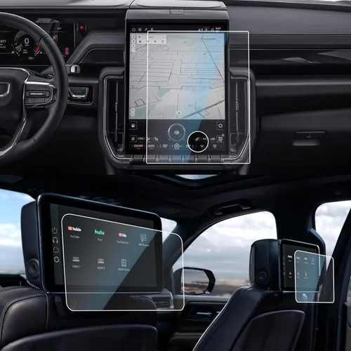 Miniatura 14 de CDEFG 3 protectores de pantalla mate para GMC Yukon 2025 2026, sin reflejos ni huellas dactilares, vidrio templado para GMC Yukon 2025 2026, 3