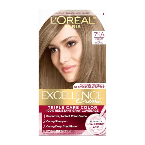 Miniatura 28 de L'Oreal Paris Excellence Crème - Tinte permanente para el cabello, color de cabello de triple cuidado, complejo Pro-Keratine para una cobertura
