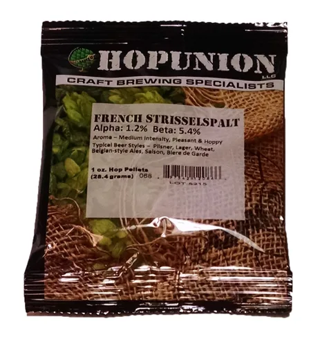 Miniatura 37 de HopUnion 2014A importó pellets de lúpulo para la fabricación de cerveza casera (melón alemán-casco), 1 oz