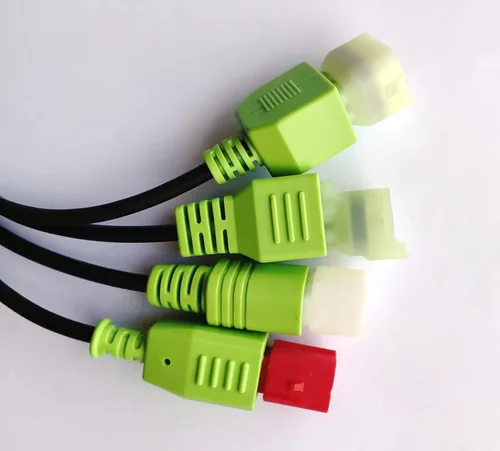Miniatura 3 de Cable adaptador de diagnóstico OBD para motocicletas, 4 pines + 6 pines macho a OBD2 16 pines hembra 4 en 1 EURO5 conector OBDII para motocicleta