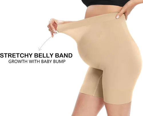 Miniatura 3 de XNHAN Secret Fit Shaper Panty - Faja moldeadora de maternidad sin costuras para vestido, soporte para el vientre, evita rozaduras en los muslos