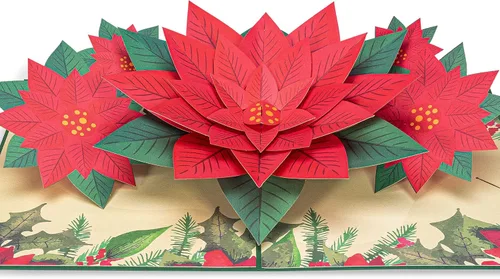 Miniatura 11 de Paper Love Tarjeta de Navidad desplegable 3D, automóvil, regalo para Navidad o vacaciones, cubierta de 5 x 7 pulgadas, incluye sobre y etiqueta