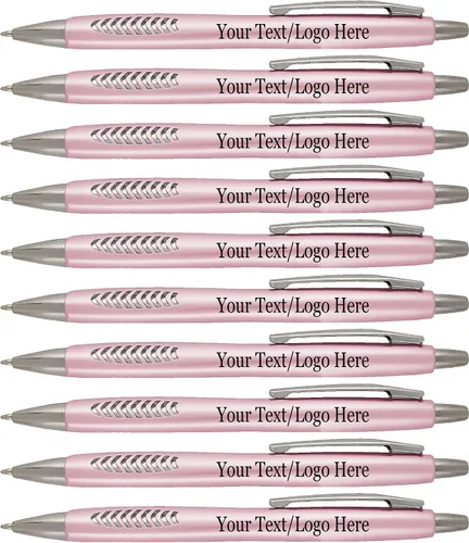 Miniatura 8 de SyPen Bolígrafos personalizados con tu logotipo o texto personalizado, paquete de 300 unidades a granel para negocios, fiestas y eventos, hermosos