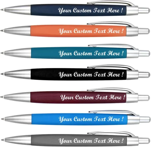 Miniatura 10 de Paquete de 100 bolígrafos personalizados con tinta negra personalizable