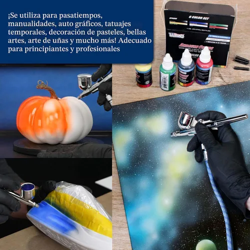 Miniatura 7 de Master Airbrush Professional 3 Kit de aerógrafo con compresor y filtro de aire/Regulador