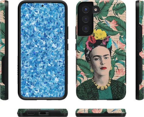 Miniatura 5 de Casely Funda para Galaxy S22 Plus Encuentra tu musa Retrato de Frida Kahlo Diseño protector audaz