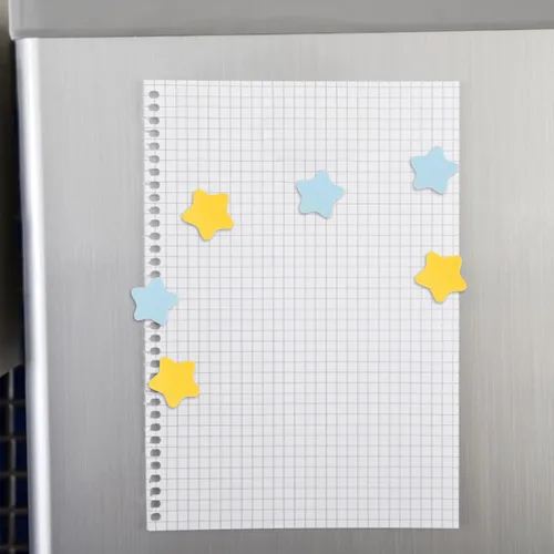 Miniatura 2 de Generic 120 imanes de estrella para refrigerador de 0.78 pulgadas, estrellas magnéticas para pizarra, refrigerador, pizarra, aula, recompensas